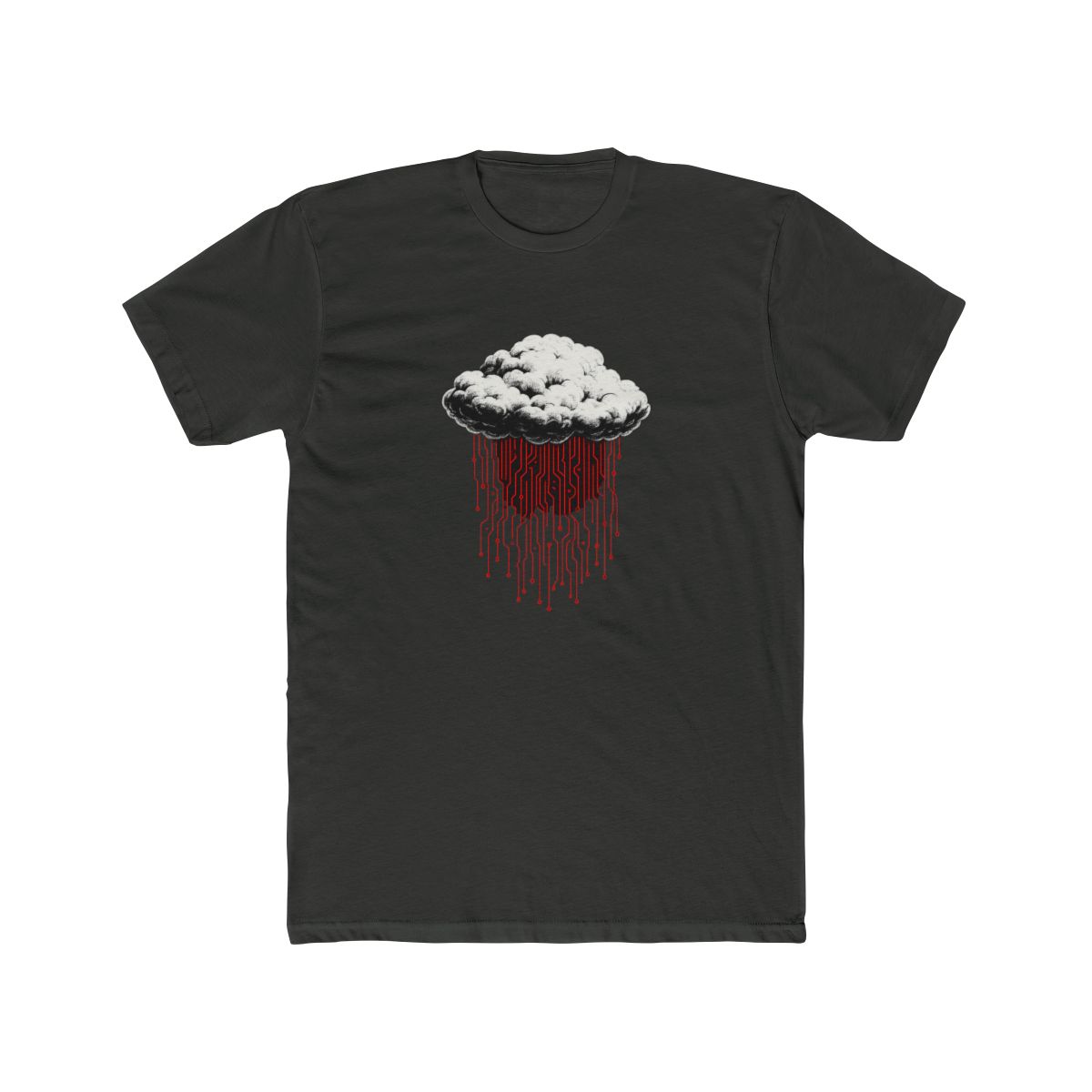 Rain Byte - T-Shirt Unisex T-Shirt - alternate angle 5, merchandise