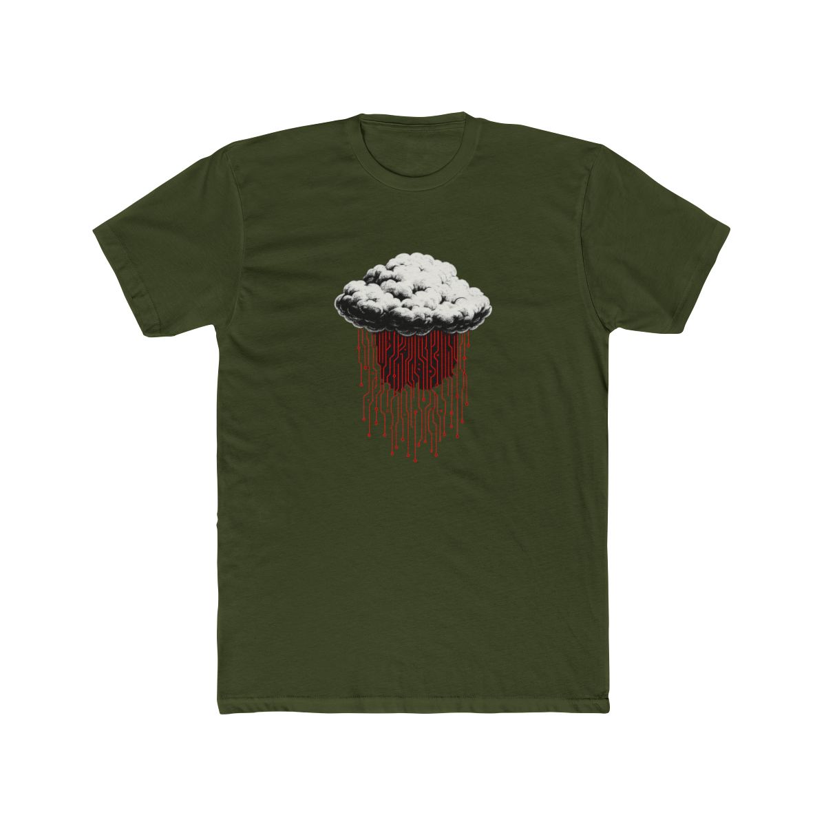 Rain Byte - T-Shirt Unisex T-Shirt - alternate angle 4, merchandise