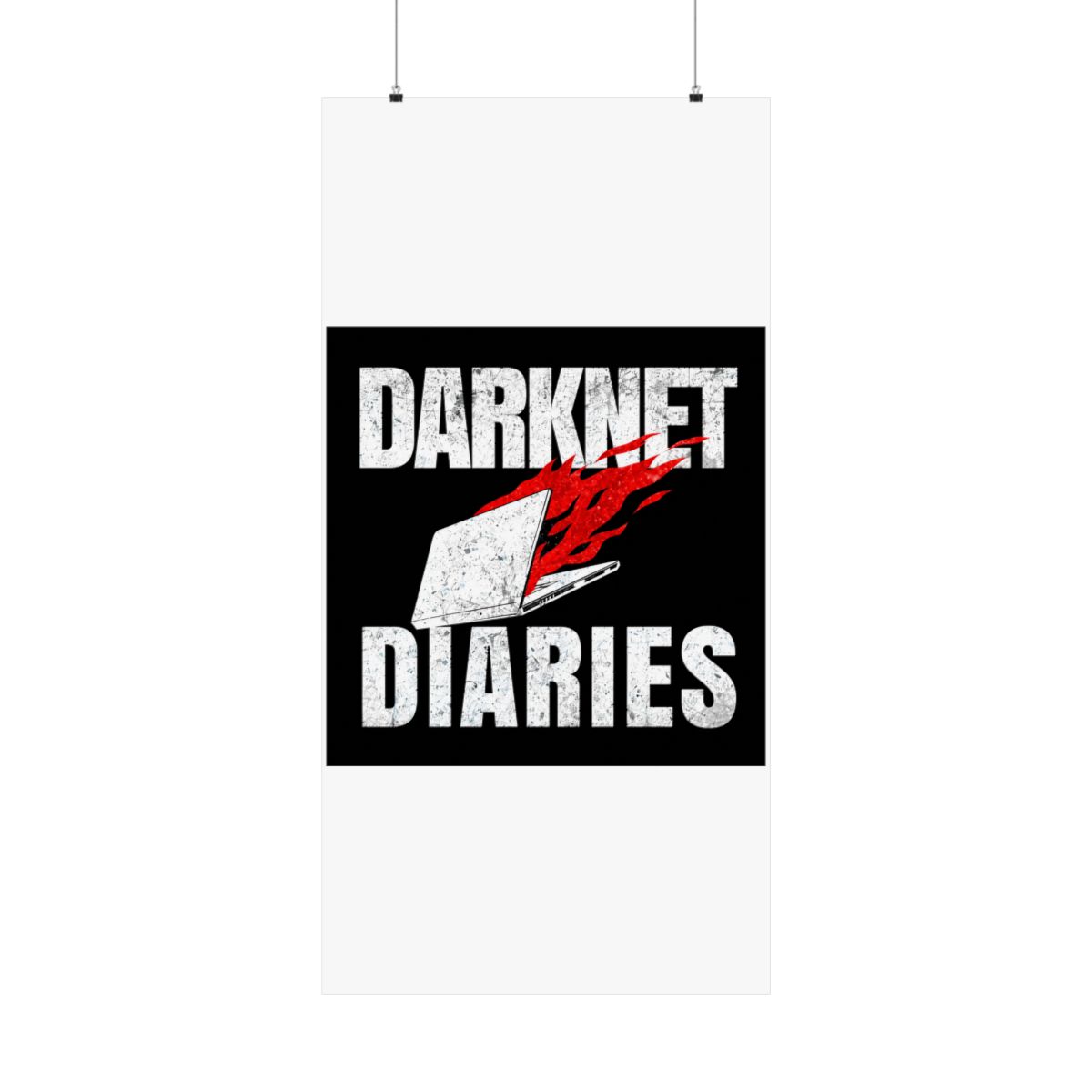 Darknet Diaries Logo Poster - alternate angle 3, merchandise