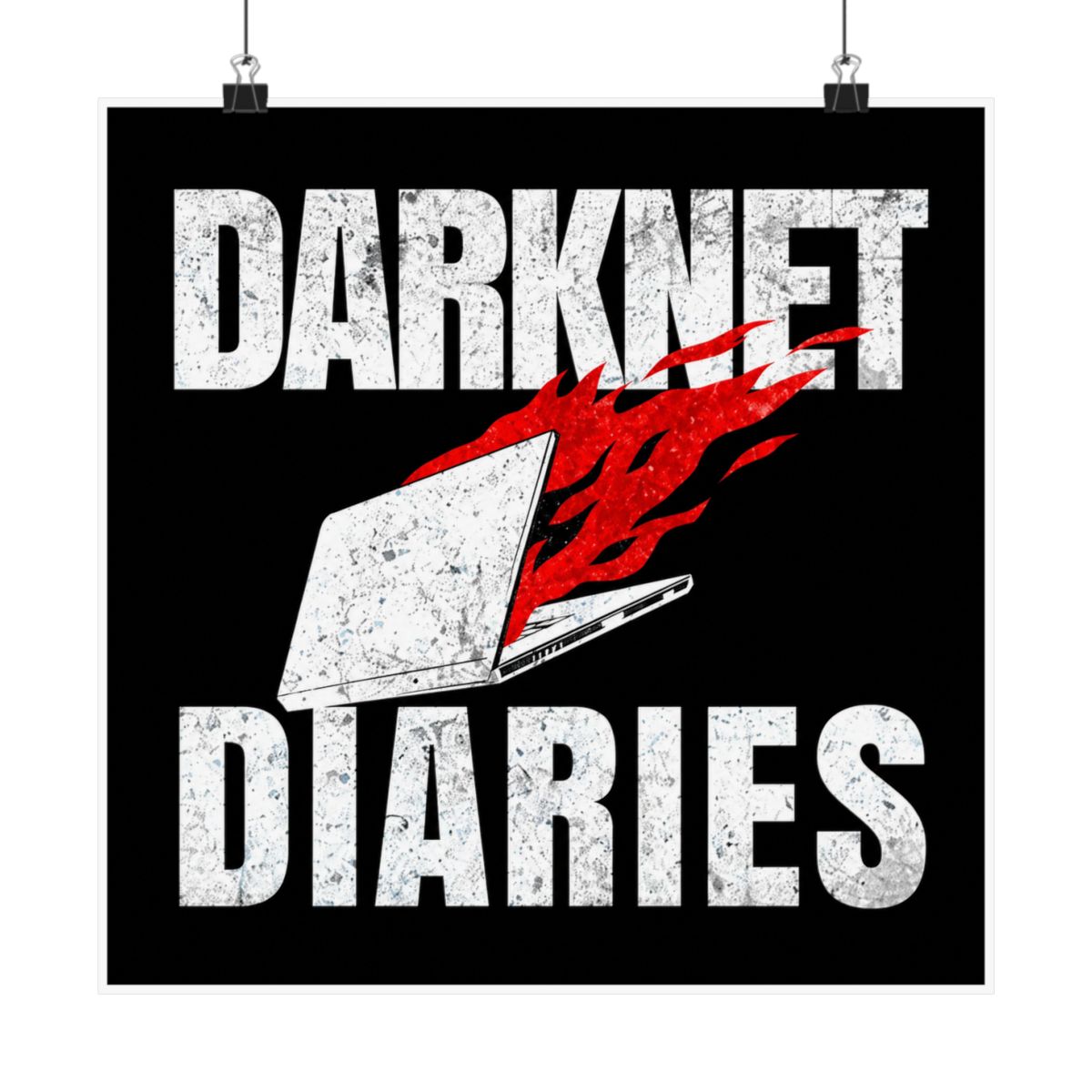 Darknet Diaries Logo Poster - alternate angle 3, merchandise