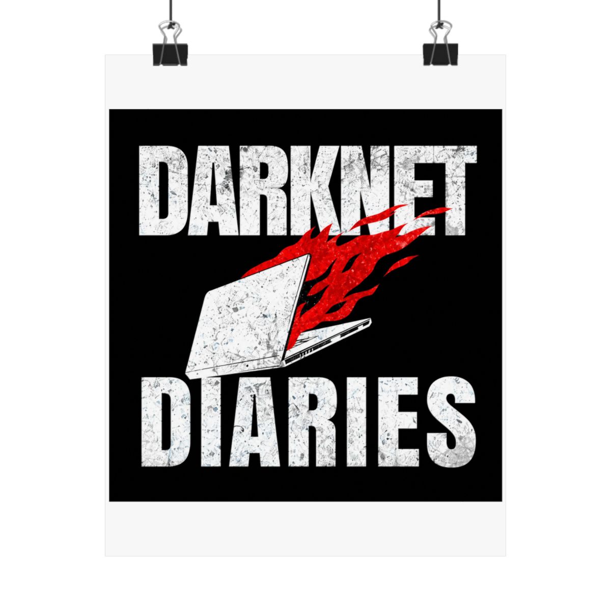 Darknet Diaries Logo Poster - alternate angle 1, merchandise