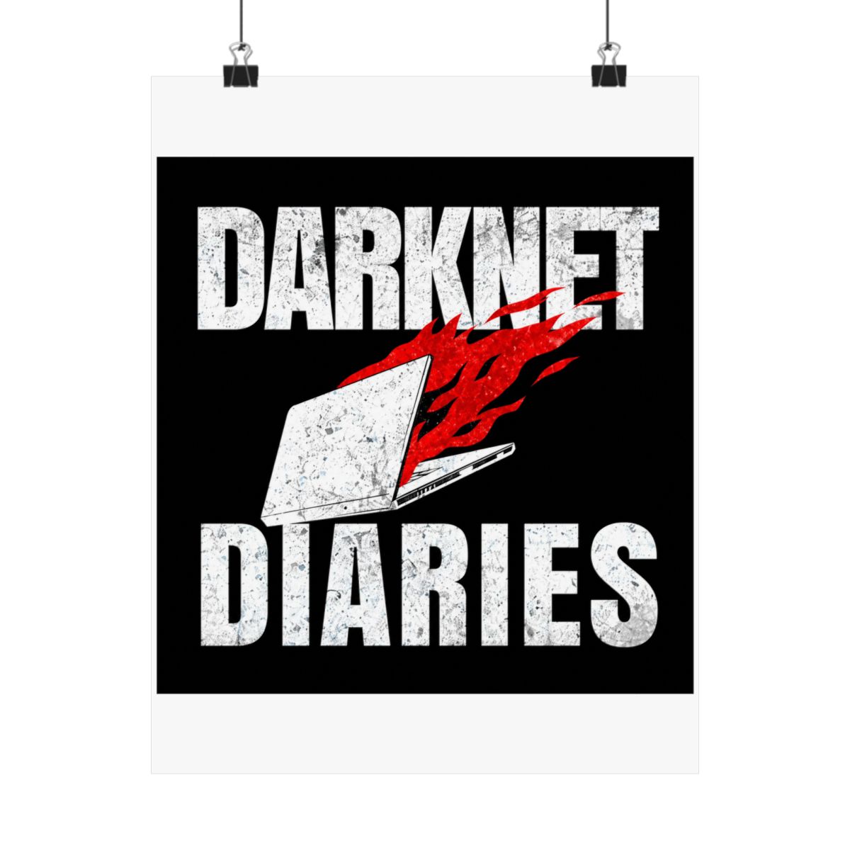 Darknet Diaries Logo Poster