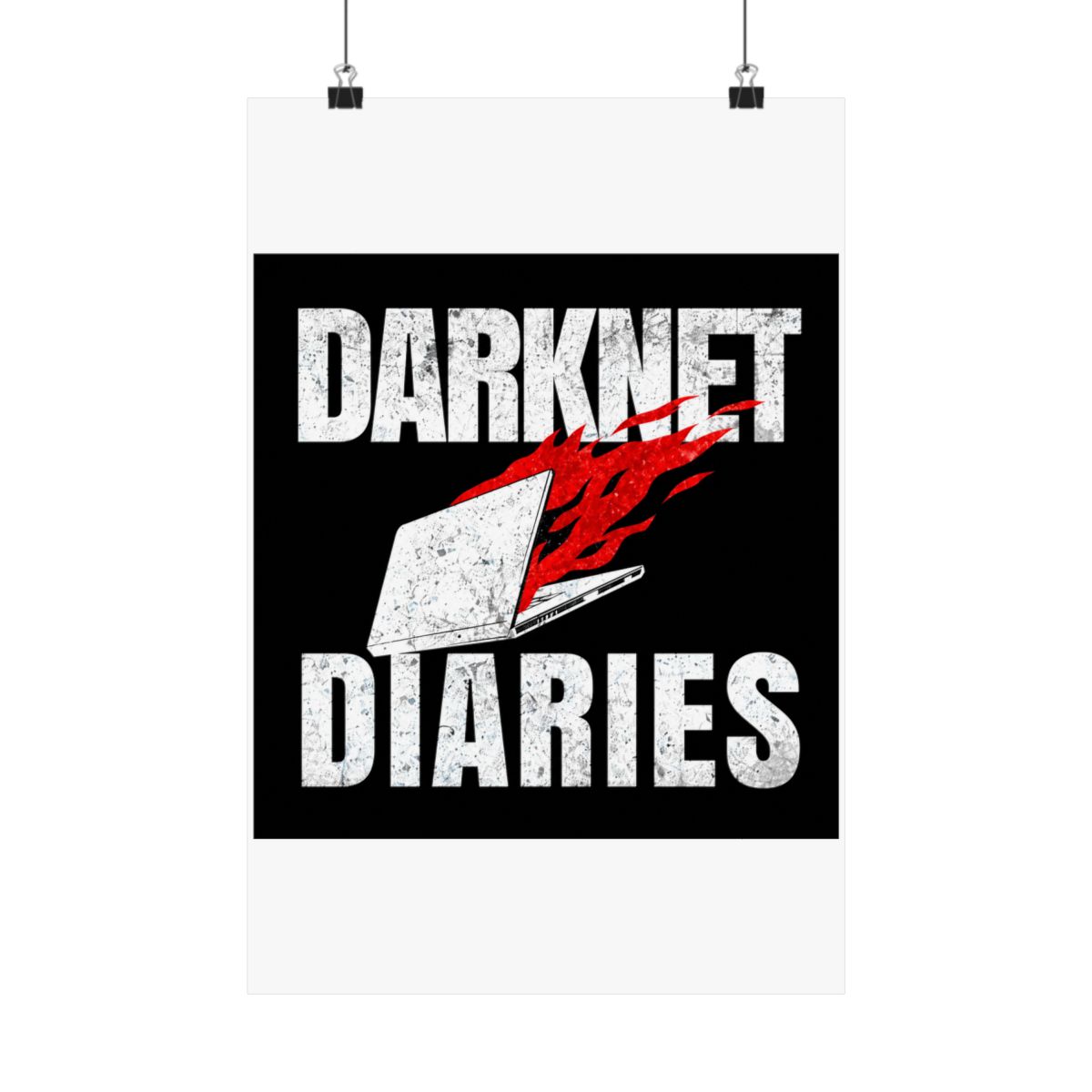 Darknet Diaries Logo Poster - Official posters-wall-art merchandise