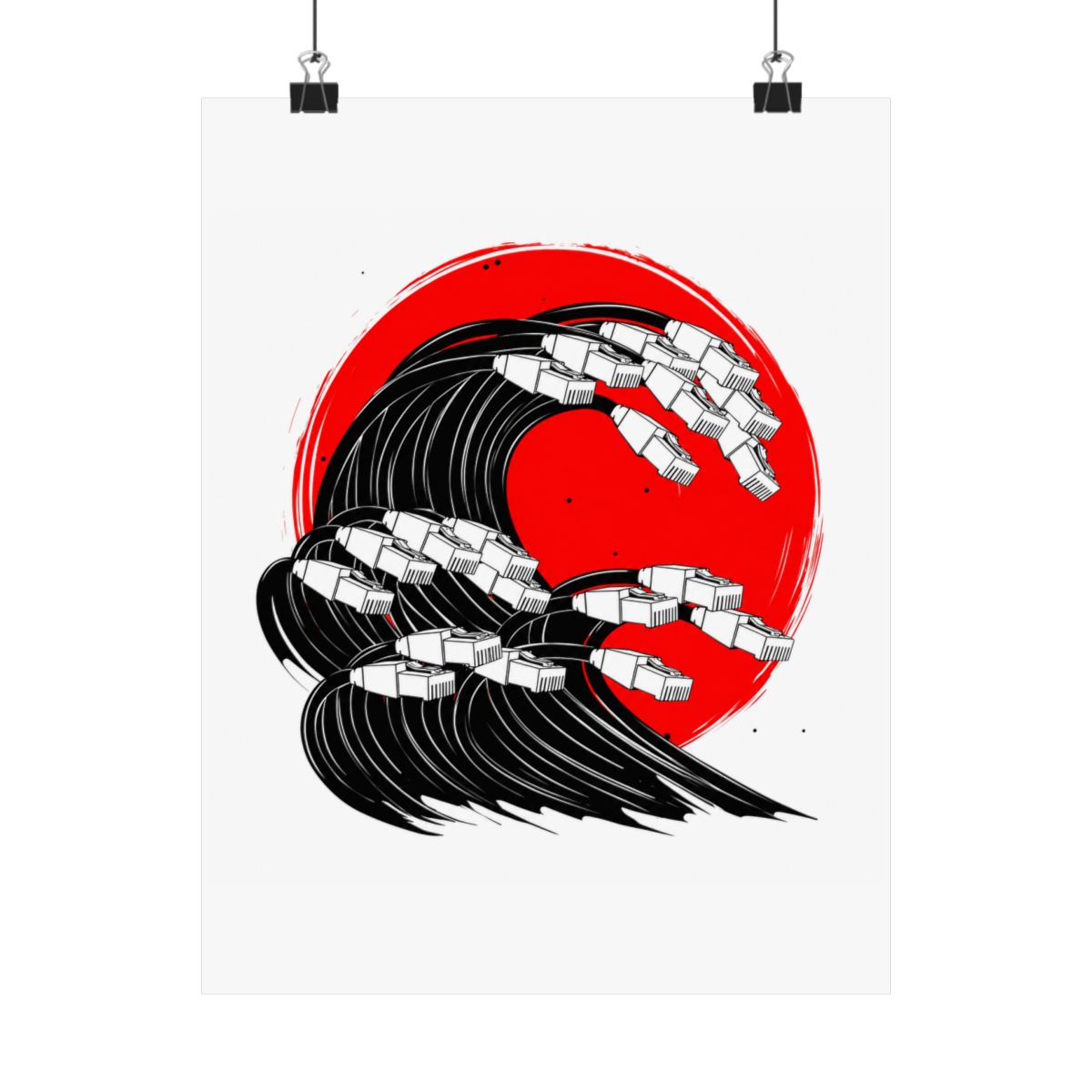Crashing Wave Poster - alternate angle 5, merchandise