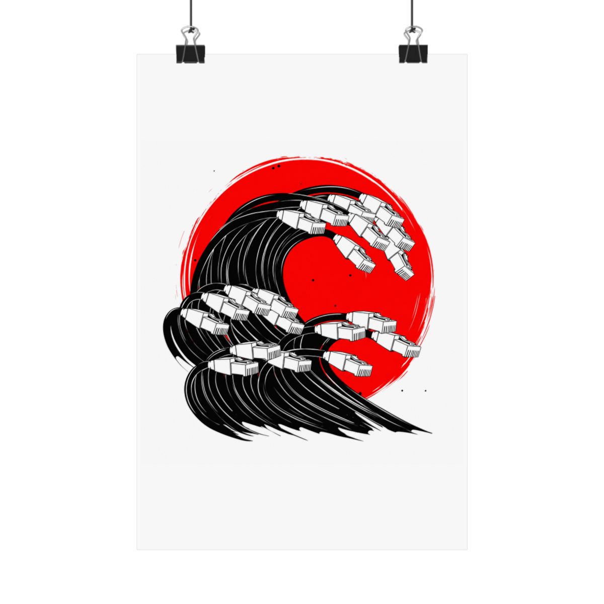 Crashing Wave Poster - alternate angle 2, merchandise
