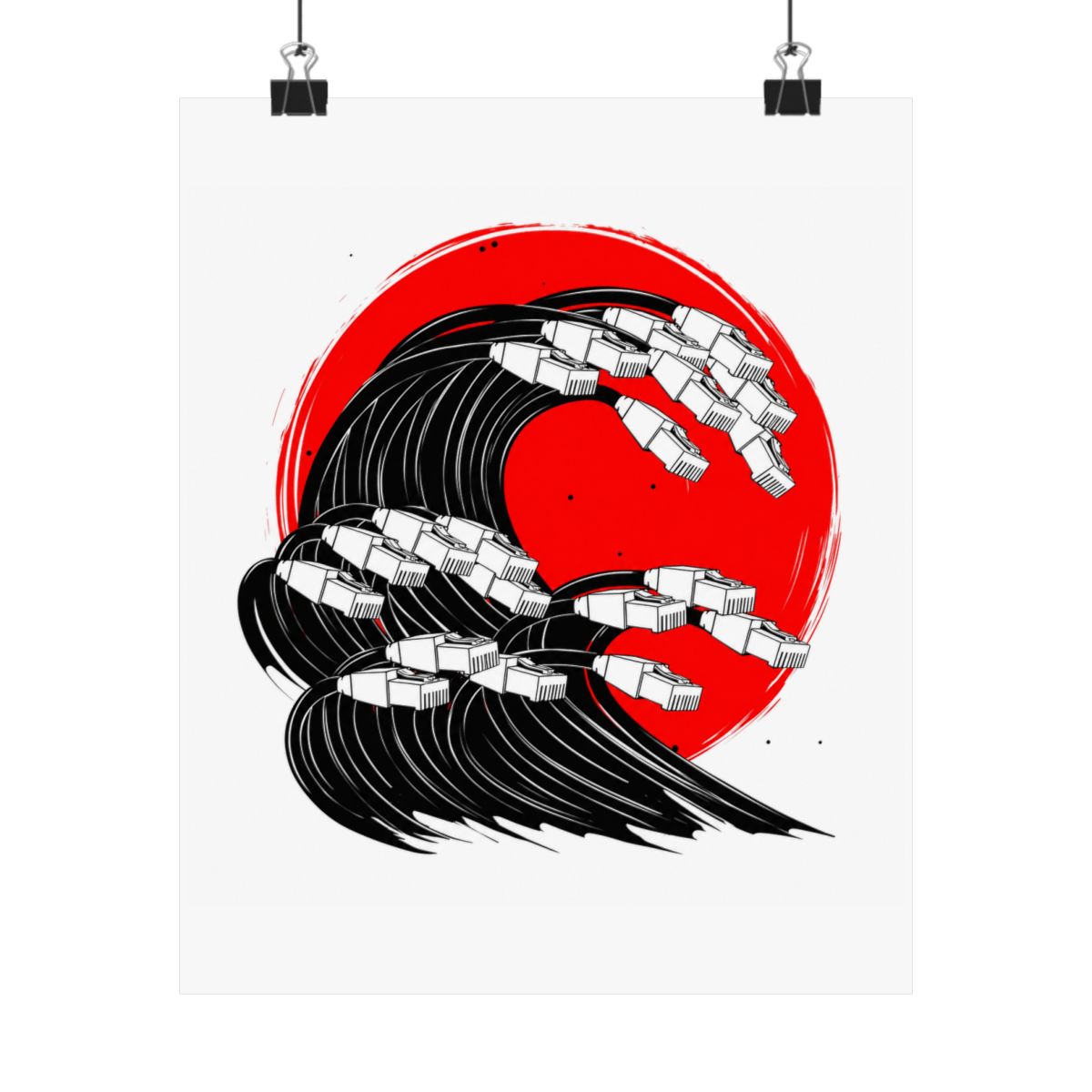 Crashing Wave Poster - alternate angle 4, merchandise