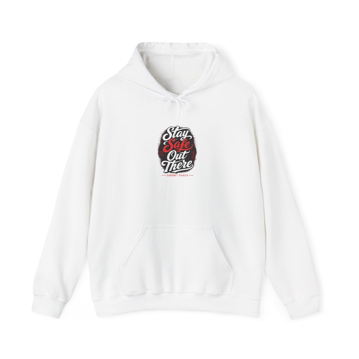 Darknet Diaries "Stay Safe Out There" Hoodie - alternate angle 3, merchandise