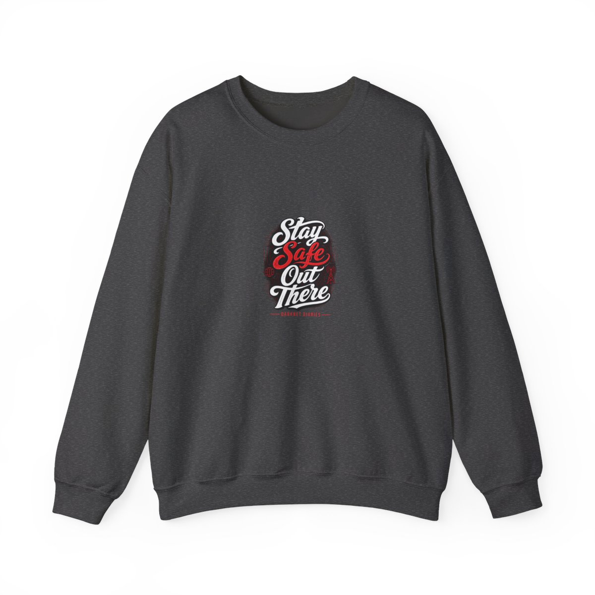 Darknet Diaries "Stay Safe Out There" Crewneck - alternate angle 3, merchandise