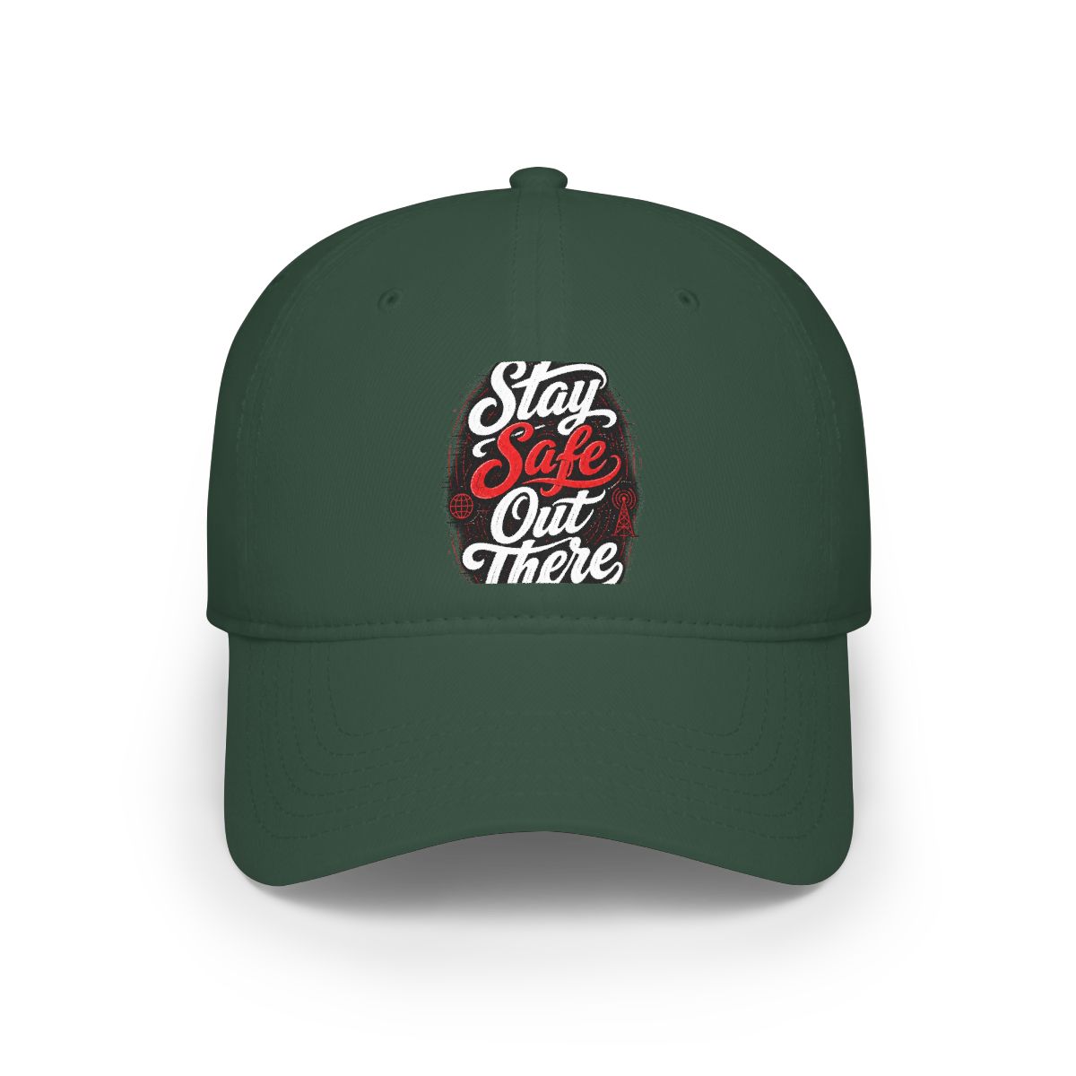 Darknet Diaries "Stay Safe Out There" Hat - alternate angle 4, merchandise