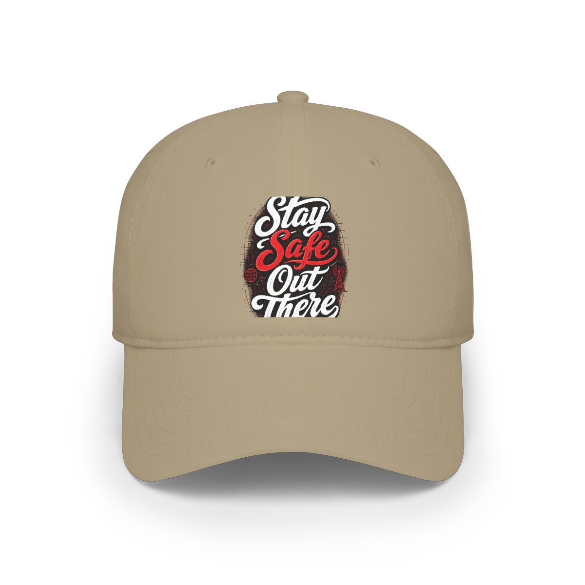 Darknet Diaries "Stay Safe Out There" Hat - alternate angle 3, merchandise