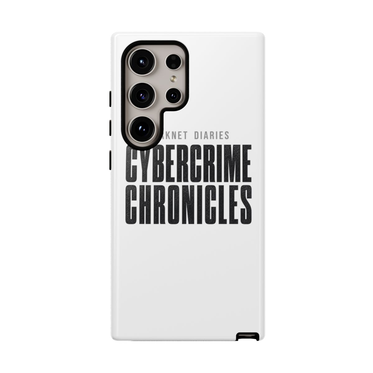 Darknet Diaries "Cybercrime Chronicles" Phone Case - alternate angle 4, merchandise