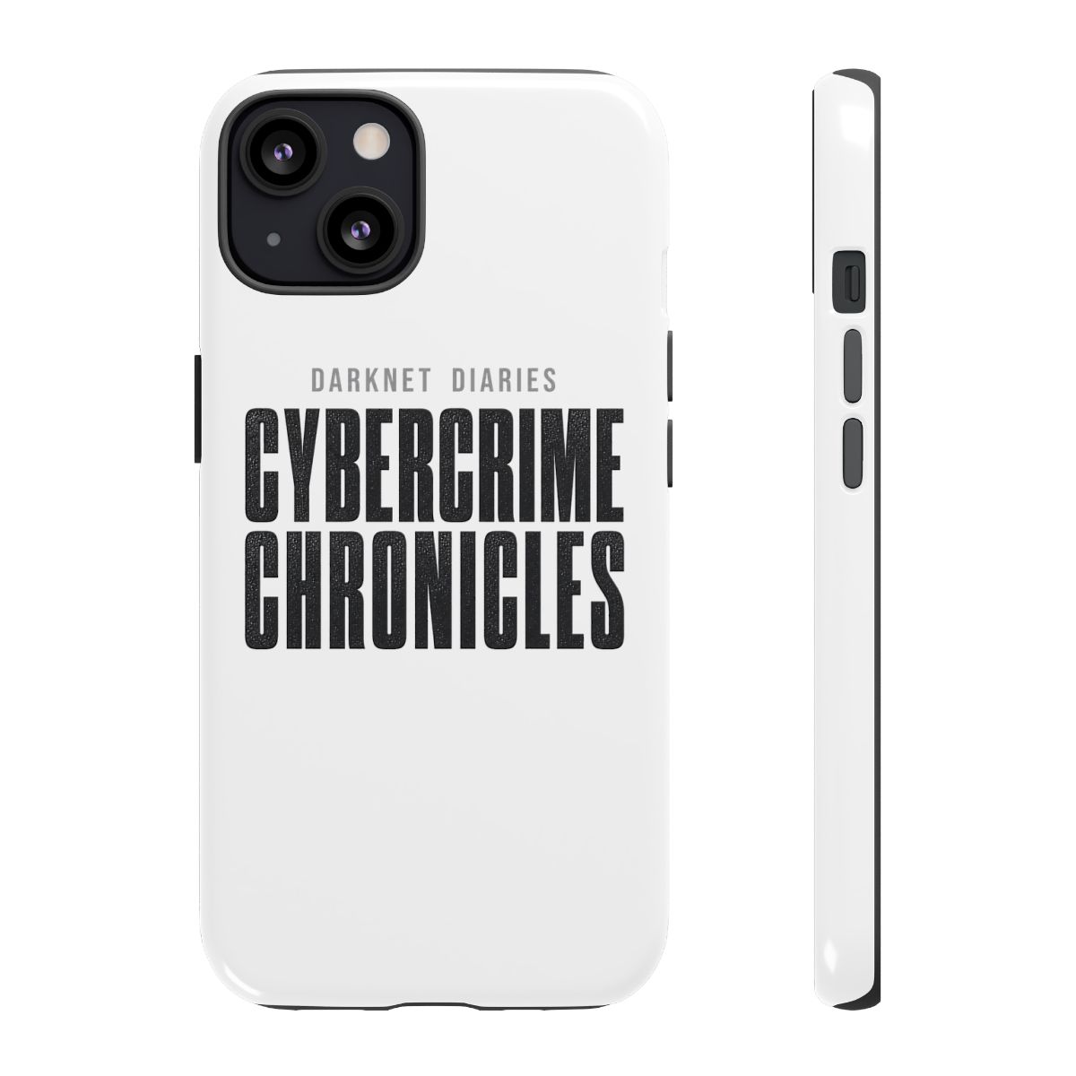 Darknet Diaries "Cybercrime Chronicles" Phone Case - alternate angle 2, merchandise