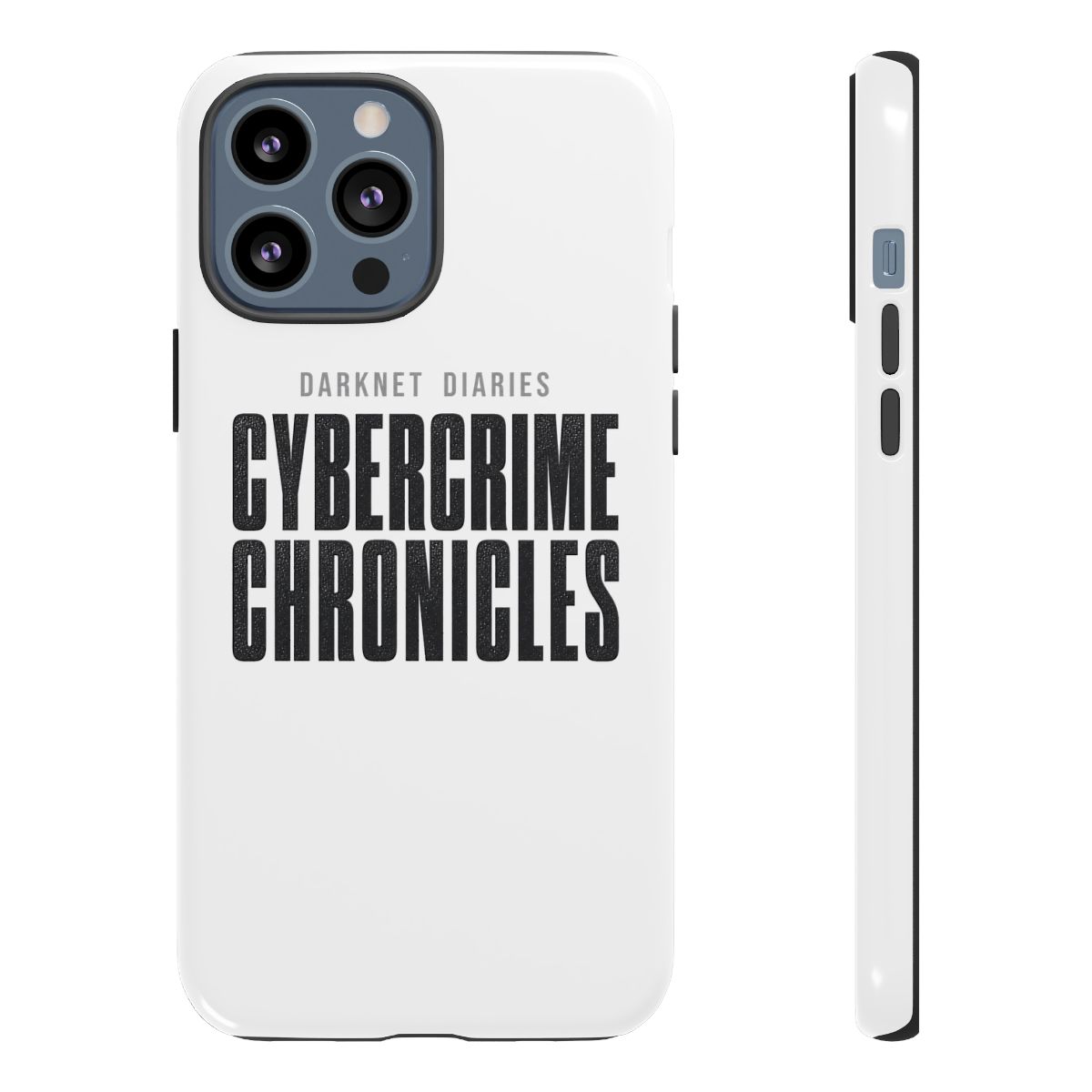 Darknet Diaries "Cybercrime Chronicles" Phone Case - alternate angle 3, merchandise