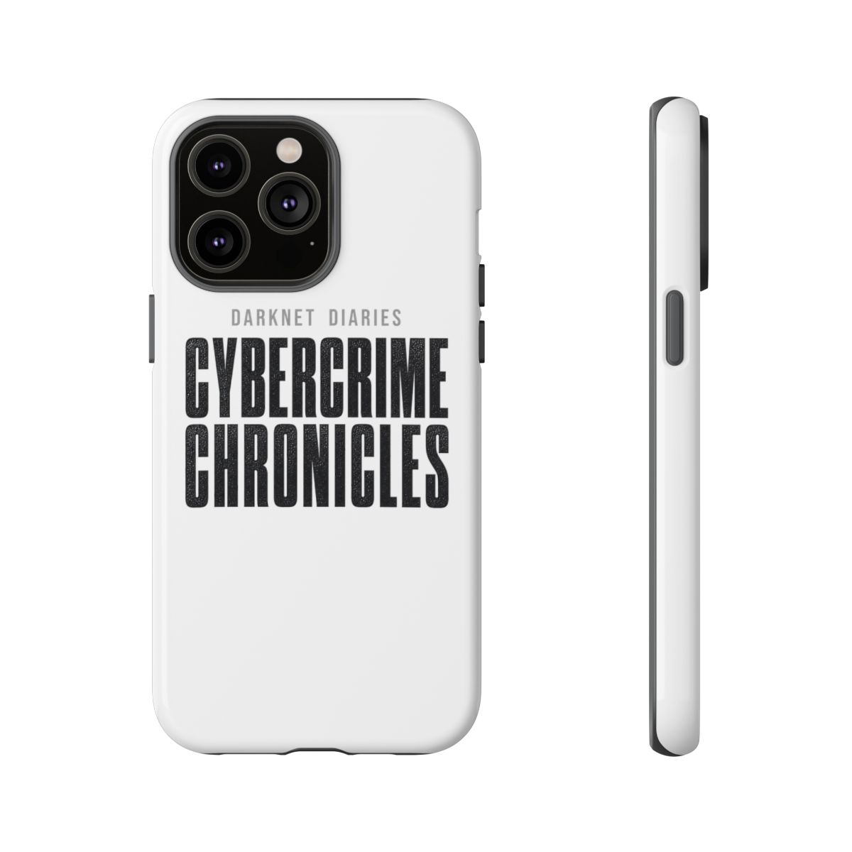 Darknet Diaries "Cybercrime Chronicles" Phone Case - alternate angle 1, merchandise