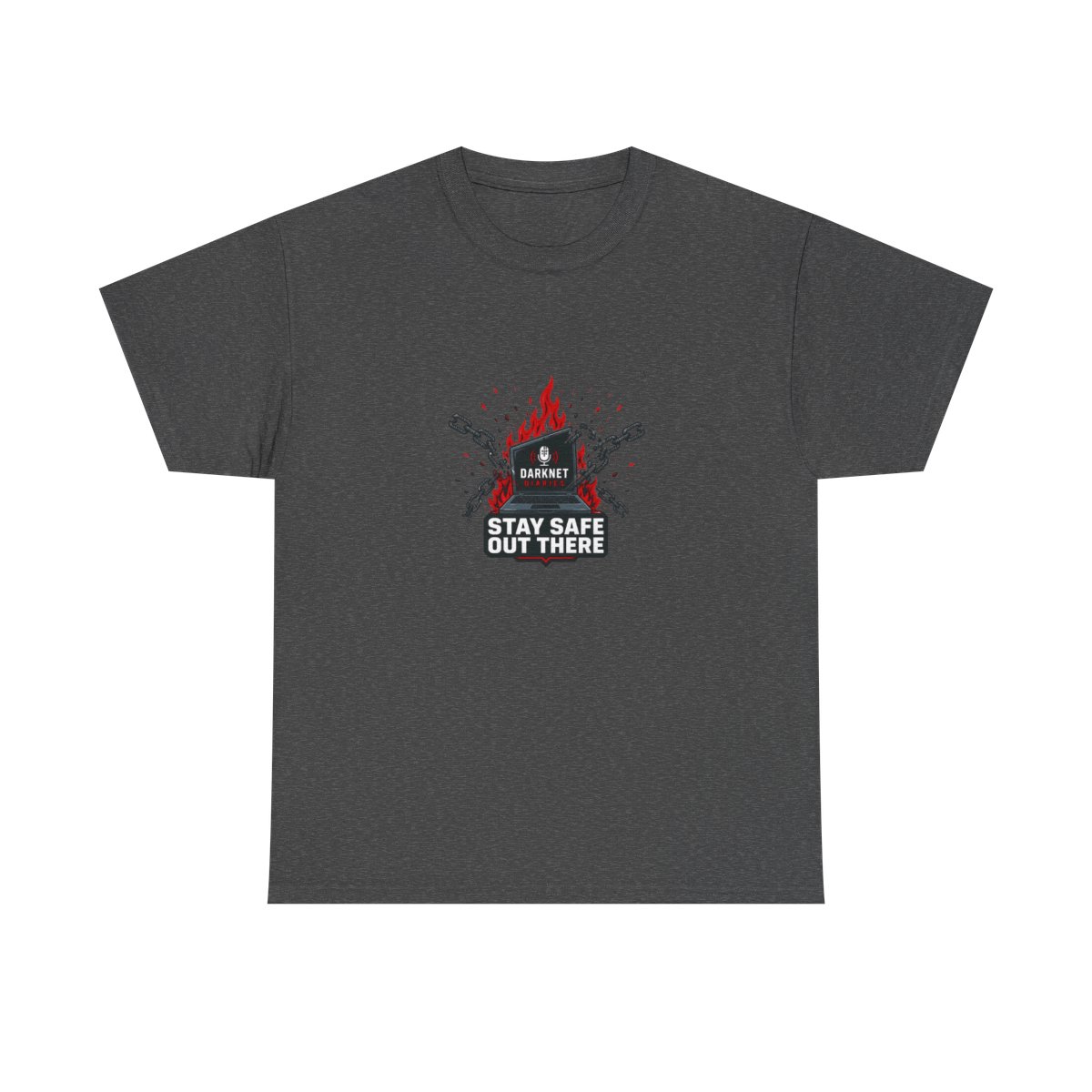 Darknet Diaries "Stay safe out there," Unisex Tee - Official t-shirts merchandise