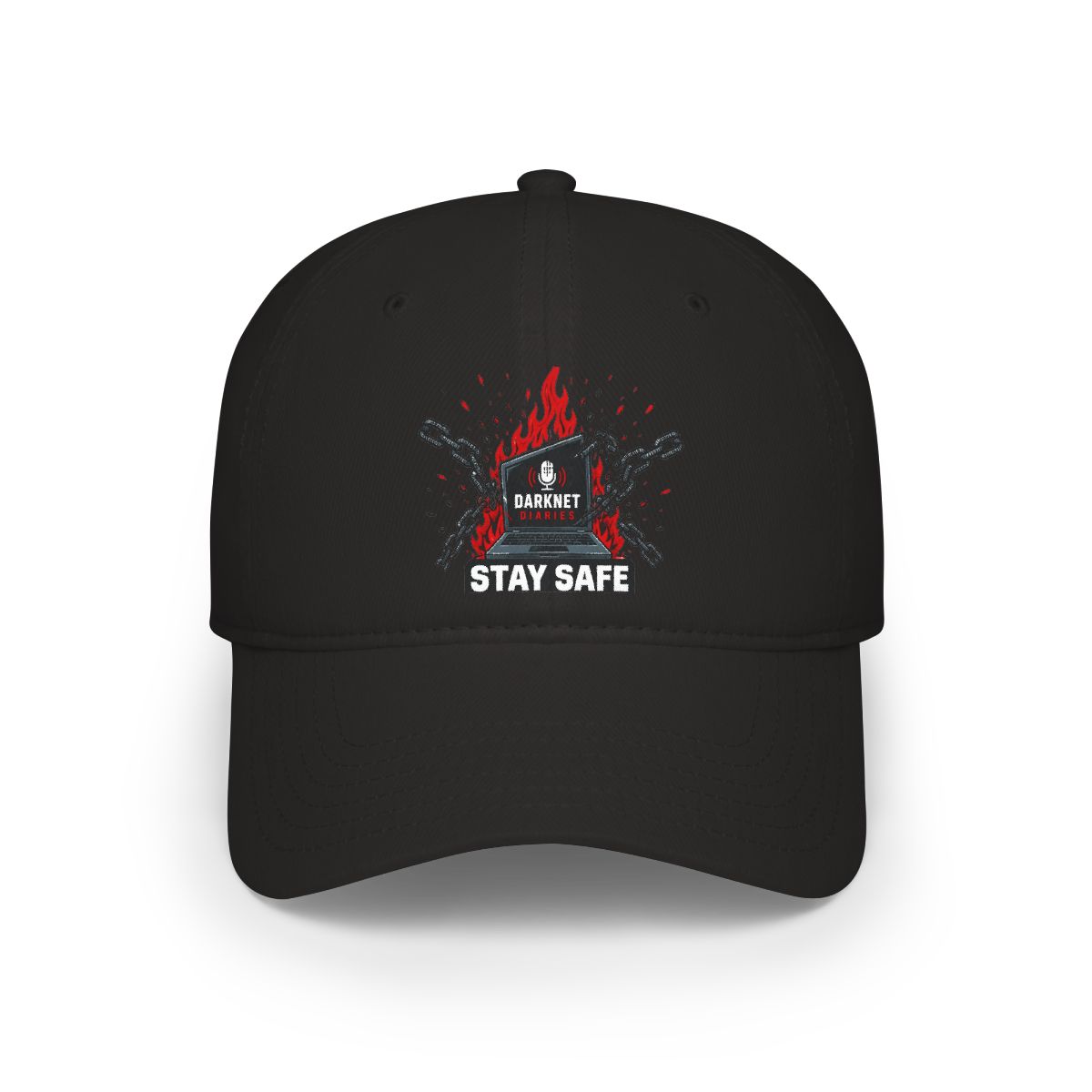 Darknet Diaries "Stay safe out there," Hat