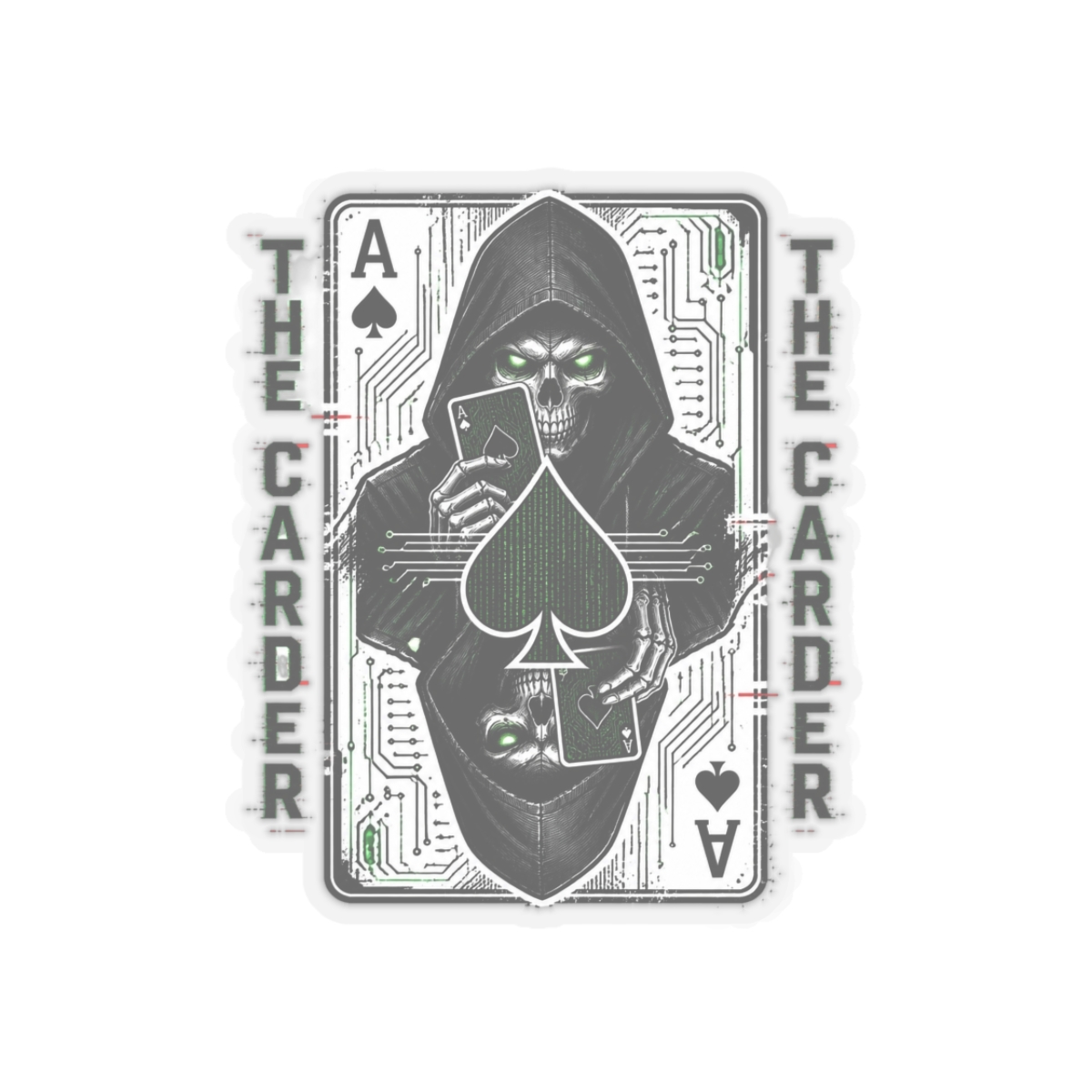 Darknet Diaries "The Carder" Sticker - alternate angle 4, merchandise