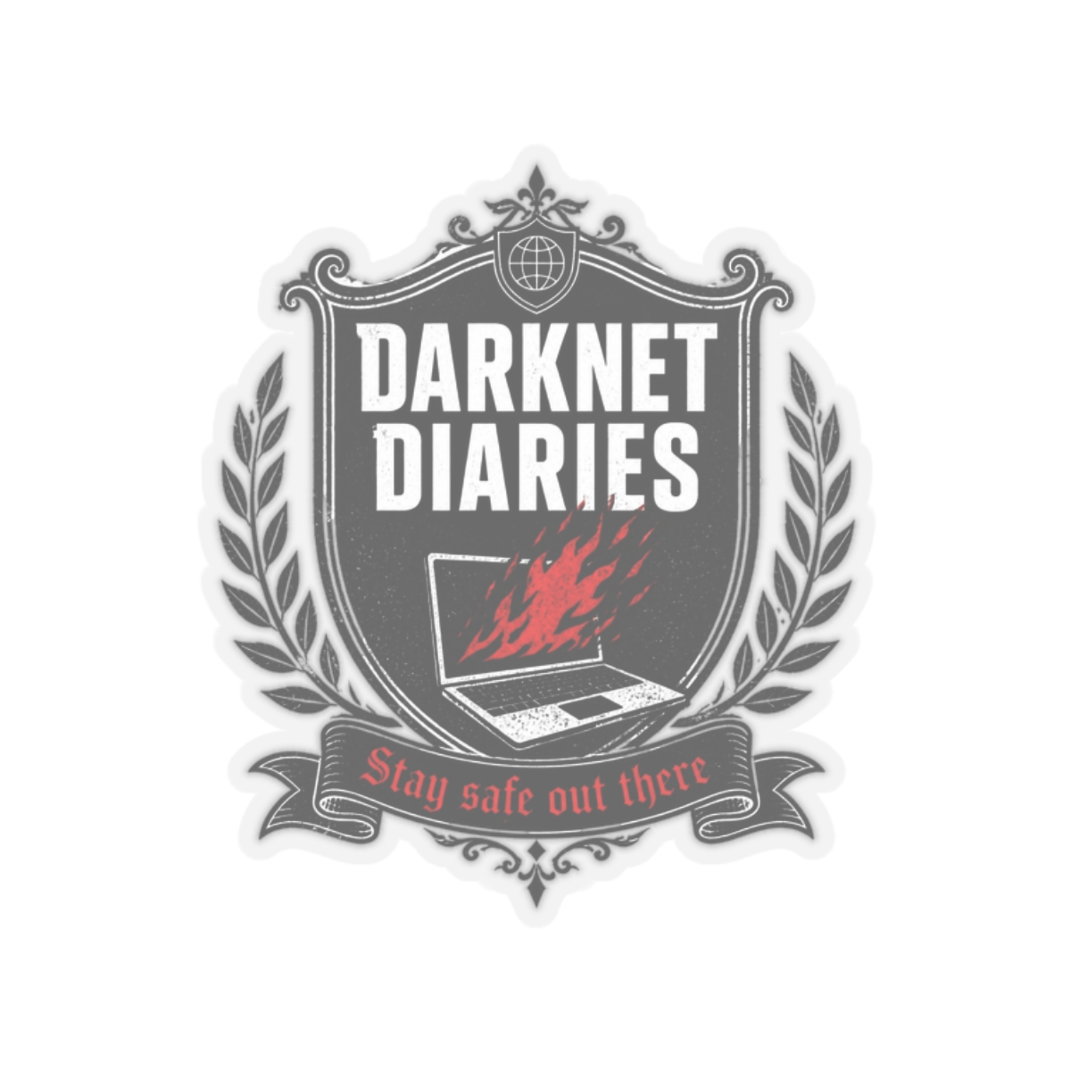 Darknet Diaries "DARKNET DIARIES" Sticker
